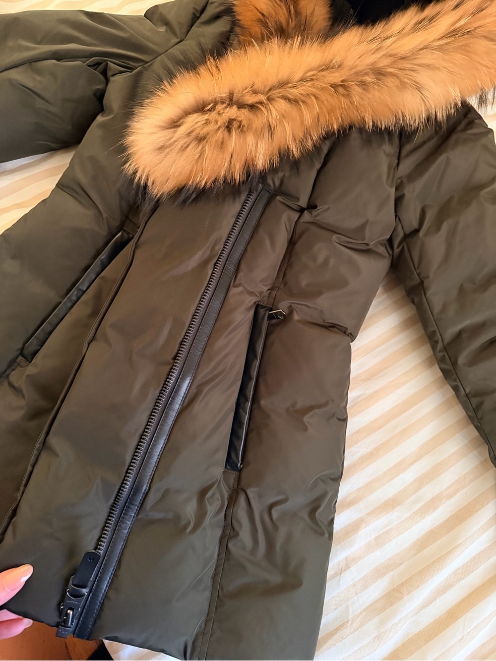 Mackage Olive Green Adali Coat - Picture 6 of 9